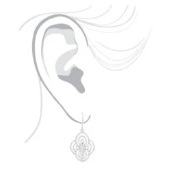 Designer Drop Diamond Earrings For Women 0.6ct 14K White Gold 12 Designer Drop Diamond Earrings For Women 0.6ct 14K White Gold -H'Hen Sale Store designer drop diamond earrings for women 06ct 14k gold bodwh