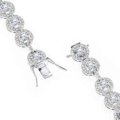 Designer 18K White Gold Diamond Bracelet For Women 6ct By Luxurman 11 Designer 18K White Gold Diamond Bracelet For Women 6ct By Luxurman -H'Hen Sale Store designer jewelry 18k gold diamond bracelet for women 6ct by luxurman backwh