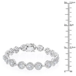 Designer 18K White Gold Diamond Bracelet For Women 6ct By Luxurman 13 Designer 18K White Gold Diamond Bracelet For Women 6ct By Luxurman -H'Hen Sale Store designer jewelry 18k gold diamond bracelet for women 6ct by luxurman rulerwh