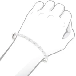 Designer Luxurman 14K White Gold Pave Diamond Bangle Bracelet For Women 1.25ct -H'Hen Sale Store designer luxurman 14k gold pave diamond bangle bracelet for women 125ct bodwh