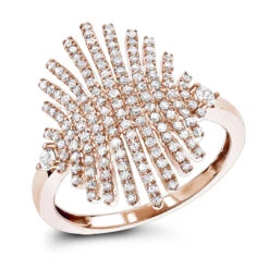 Designer Right Hand Diamond Ring 0.6ct 14K White Gold 10 Designer Right Hand Diamond Ring 0.6ct 14K White Gold -H'Hen Sale Store designer right hand diamond ring 066ct 14k gold ro