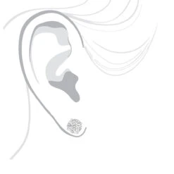 Large Designer Diamond Stud Earrings 1.75ct 14K White Gold -H'Hen Sale Store designer studs large diamond earrings 175ct 14k gold bodwh