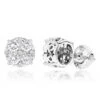 Large Designer Diamond Stud Earrings 1.75ct 14K White Gold -H'Hen Sale Store designer studs large diamond earrings 175ct 14k gold wh