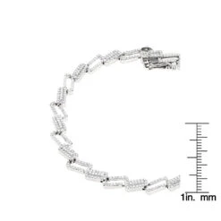 Diamond Bracelets 14K White Gold Ladies Diamond Bracelet 1.84 -H'Hen Sale Store diamond bracelets 14k gold ladies diamond bracelet 184 p 7049 rulerwh
