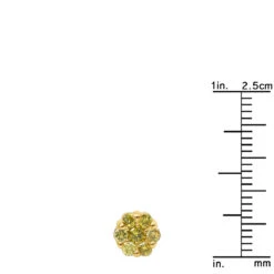 Diamond Clusters 14K Yellow Gold Yellow Diamond Stud Earrings 1ct 17 Diamond Clusters 14K Yellow Gold Yellow Diamond Stud Earrings 1ct -H'Hen Sale Store diamond clusters 14k yellow diamond stud earrings 1ct p 6805 rulerye