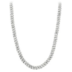 Luccello Iced Out Cuban Link Chain In Platinum 10.25ct