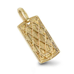 14K Yellow Gold Real Diamond Dog Tag Military Pendant With Diamonds 1ct -H'Hen Sale Store diamond dog tag military pendant with diamonds 125ct p 6988 backye