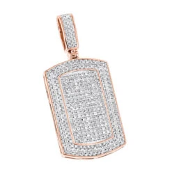 Diamond Dog Tags 10K Yellow Gold Iced Out Small Dog Tag Pendant By Luxurman 10 Diamond Dog Tags 10K Yellow Gold Iced Out Small Dog Tag Pendant By Luxurman -H'Hen Sale Store diamond dog tags 10k gold iced out small dog tag pendant by luxurman ro