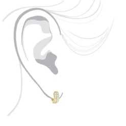 Diamond Hoop Earrings 14K Yellow Gold 1 Carat Diamond Huggie Earrings -H'Hen Sale Store diamond hoop earrings 14k diamond huggie earrings 94ct p 6266 bodye