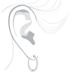 Diamond Hoops 14K White Gold Diamond Hoop Earrings Inside Out 1.87 12 Diamond Hoops 14K White Gold Diamond Hoop Earrings Inside Out 1.87 -H'Hen Sale Store diamond hoops 14k diamond hoop earrings inside out 187 p 11 bodwh