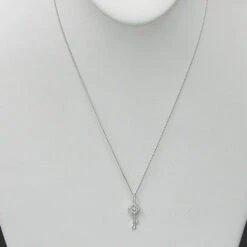 Diamond Key Pendant 0.15ct 10K White Gold -H'Hen Sale Store diamond key pendant 015ct 14k gold p 7187bod