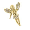 Baby Diamond Little Angel Pendant 14K Yellow Gold 0.25ct Mini Charm -H'Hen Sale Store diamond little angel pendant 14k gold 033ct ye
