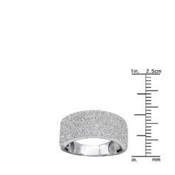 Ladies Diamond Wedding Band 1.25ct 14K White Gold 13 Ladies Diamond Wedding Band 1.25ct 14K White Gold -H'Hen Sale Store diamond micro pave wedding band 125ct 10k gold p 46014 rulerwh