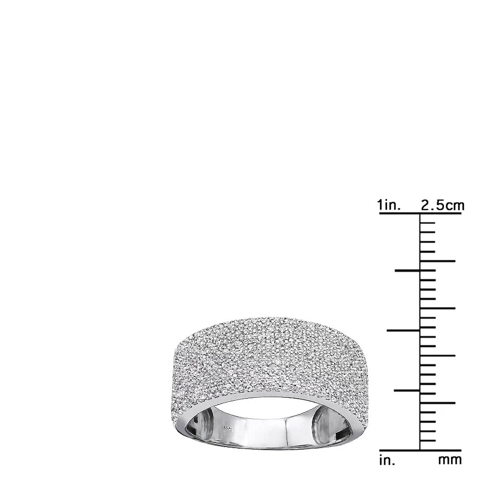 Ladies Diamond Wedding Band 1.25ct 14K White Gold 8 Ladies Diamond Wedding Band 1.25ct 14K White Gold - Image 6