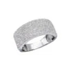 Ladies Diamond Wedding Band 1.25ct 14K White Gold -H'Hen Sale Store diamond micro pave wedding band 125ct 10k gold p 46014 wh