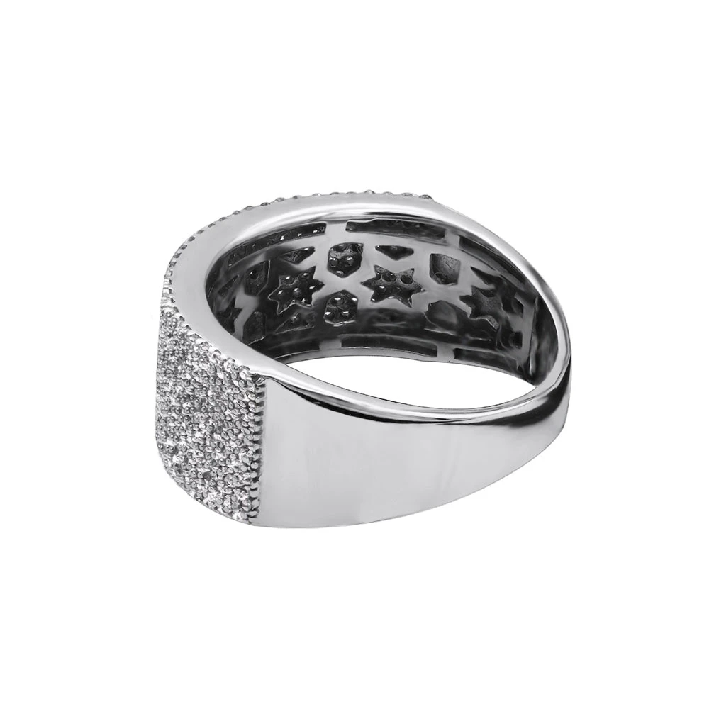 Ladies Diamond Wedding Band 1.25ct 14K White Gold 6 Ladies Diamond Wedding Band 1.25ct 14K White Gold - Image 4