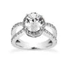 Diamond Platinum Engagement Ring 1.69ct 5.4mm
