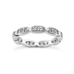 Thin Diamond Platinum Eternity Band 0.72ct