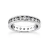 Thin Diamond Platinum Eternity Band 1.54ct