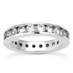 Diamond Platinum Eternity Band 2.20ct