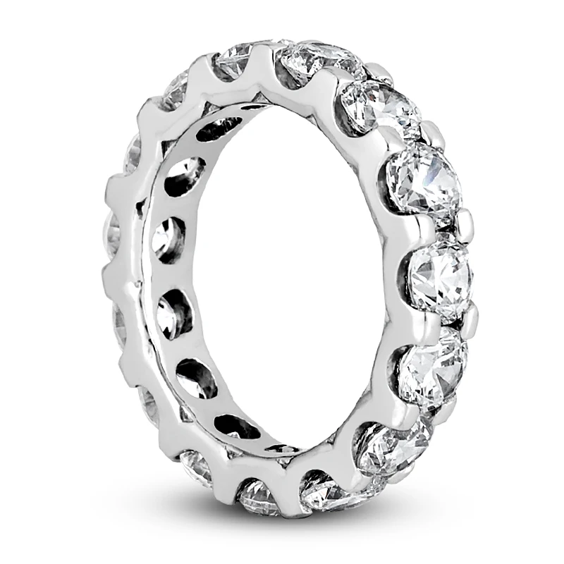 Diamond Platinum Eternity Band 4.50ct 4 Diamond Platinum Eternity Band 4.50ct - Image 2