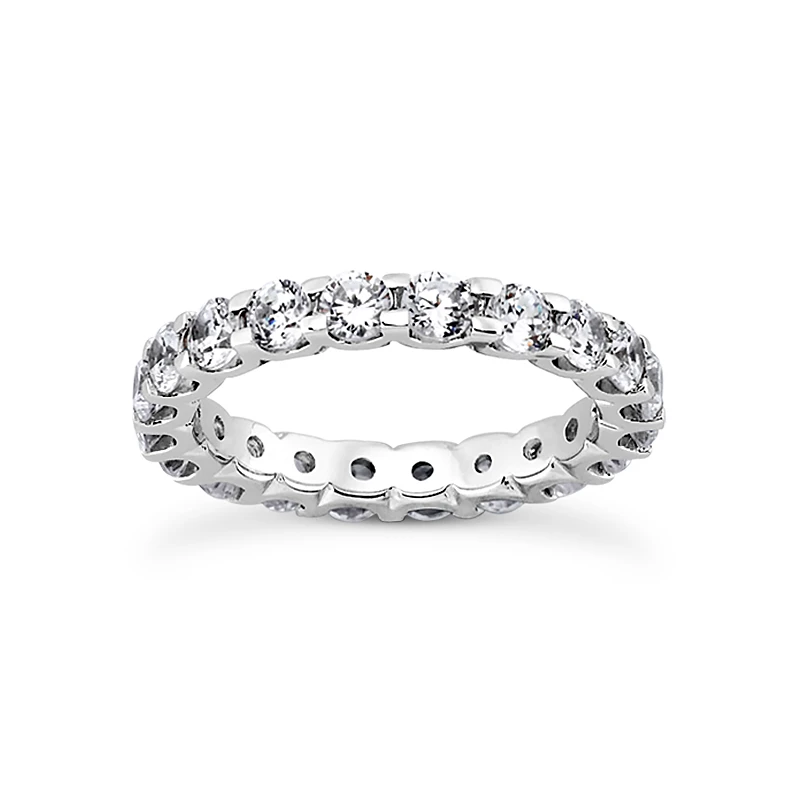 Diamond Platinum Eternity Band 4.50ct 3 Diamond Platinum Eternity Band 4.50ct