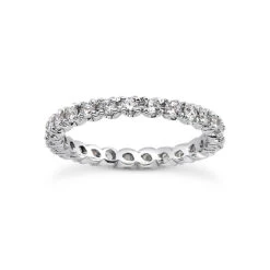 Diamond Platinum Eternity Band 4.55ct