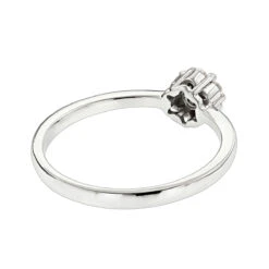 Engagement 14K Yellow Gold Cluster Diamond Promise Ring 22CT 11 Engagement 14K Yellow Gold Cluster Diamond Promise Ring 22CT -H'Hen Sale Store diamond rings 14k pre set diamond engagement ring 27ct p 6446 backwh