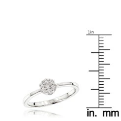 Engagement 14K Yellow Gold Cluster Diamond Promise Ring 22CT 13 Engagement 14K Yellow Gold Cluster Diamond Promise Ring 22CT -H'Hen Sale Store diamond rings 14k pre set diamond engagement ring 27ct p 6446 rulerwh