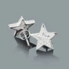 Diamond Star Earrings Studs 0.11ct Sterling Silver -H'Hen Sale Store diamond star earrings 011ct sterling silver p 47908