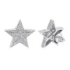 Large Diamond Star Earrings 0.20ct Sterling Silver -H'Hen Sale Store diamond star earrings 020ct sterling silver p 47922 wh