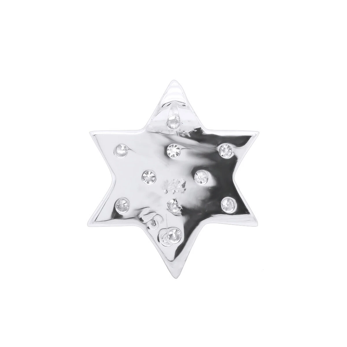 14K Yellow Gold & Diamond Jewish Star Of David Pendant 0.05ct 6 14K Yellow Gold & Diamond Jewish Star Of David Pendant 0.05ct - Image 4