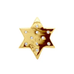 14K Yellow Gold & Diamond Jewish Star Of David Pendant 0.05ct 14 14K Yellow Gold & Diamond Jewish Star Of David Pendant 0.05ct -H'Hen Sale Store diamond star of david pendant 005ct 14k gold p 26512 backye