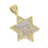 Real Diamond Star Of David Pendant Chai 1.11ct 14K Yellow Gold -H'Hen Sale Store diamond star of david pendant chai 111ct 14k p 44200 ye