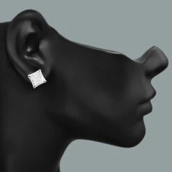 Diamond Stud Earrings In Sterling Silver 0.33ct 7 Diamond Stud Earrings In Sterling Silver 0.33ct -H'Hen Sale Store diamond stud earrings in sterling silver 033ct p 49439bod