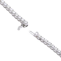 Diamond Tennis Bracelet 5.50ct - 14K White Gold Round Prong 11 Diamond Tennis Bracelet 5.50ct - 14K White Gold Round Prong -H'Hen Sale Store diamond tennis bracelet 550ct 14k round prong p 22420 backwh