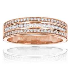 Diamond Wedding Bands 14K White Gold Designer Diamond Ring 0.5ct 9 Diamond Wedding Bands 14K White Gold Designer Diamond Ring 0.5ct -H'Hen Sale Store diamond wedding bands 14k designer diamond band 059ct p 6514 ro