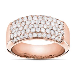 Diamond Wedding Bands 14K White Gold Designer Diamond Band 1.59ct -H'Hen Sale Store diamond wedding bands 14k designer diamond band 159ct p 6516 ro