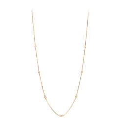 Diamonds By The Yard Ladies Necklace With Diamonds Solid 14K Yellow Gold 0.25ct -H'Hen Sale Store diamonds by the yard ladies necklace with diamonds solid 14k gold 025ct ro