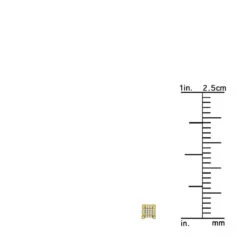 Discounted Diamond Earrings Cubes 10K Yellow Gold Studs For Men & Women 1/3ct -H'Hen Sale Store discount diamond earrings studs in 10k gold 12ct rulerye