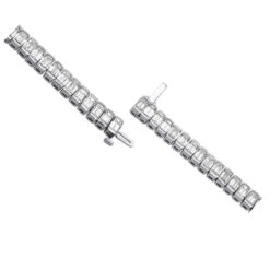 Emerald Cut Diamond Tennis Bracelet 16ct Platinum 7 Emerald Cut Diamond Tennis Bracelet 16ct Platinum -H'Hen Sale Store emerald cut diamond tennis bracelet 16ct platinum p 44806back 20211114