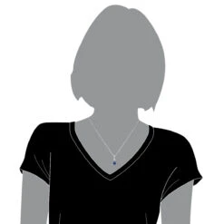 14K White Gold 0.10ct Diamond Blue Evil Eye Pendant 3/8in (10mm) -H'Hen Sale Store evil eye jewelry 14k diamond evil eye pendant blue 10 p 6232 bodwh