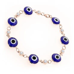 Evil Eyes 14K White Gold Diamond Evil Eye Bracelet Blue .70ct 11 Evil Eyes 14K White Gold Diamond Evil Eye Bracelet Blue .70ct -H'Hen Sale Store evil eyes 14k gold diamond evil eye bracelet blue 70ct p 6226 ro