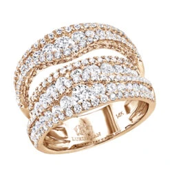 Exquisite 14K White Gold Diamond Cocktail Ring For Women By Luxurman 2.75ct 10 Exquisite 14K White Gold Diamond Cocktail Ring For Women By Luxurman 2.75ct -H'Hen Sale Store exquisite 14k gold diamond cocktail ring for women by luxurman 275ct ro