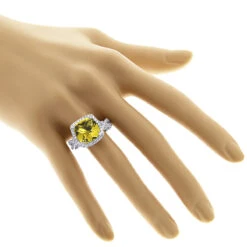 Citrine Diamond Cocktail Ring 11ct -H'Hen Sale Store fine gemstone jewelry citrine diamond cocktail ring 11ct 3