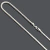 Franco Chain Necklace 3mm 36" Sterling Silver -H'Hen Sale Store franco chain necklace 3mm 36 sterling silver p 48073
