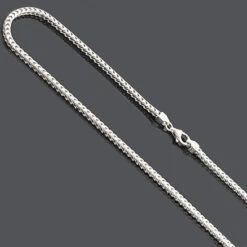 Franco Chain Necklace 3mm 36" Sterling Silver
