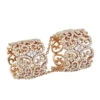Unique Full Finger Articulated Chain Linked Diamond Double Ring For Women 14K Rose Gold 2 Unique Full Finger Articulated Chain Linked Diamond Double Ring For Women 14K Rose Gold -H'Hen Sale Store full finger articulated chain linked diamond double ring for women 14k gold mainro