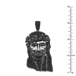 Genuine Black Diamond Jesus Pendant Sterling Silver Jesus Head Piece 12ct 9 Genuine Black Diamond Jesus Pendant Sterling Silver Jesus Head Piece 12ct -H'Hen Sale Store genuine black diamond jesus pendant sterling silver jesus head piece 12ct 000894 ruler