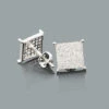 Genuine Diamond Earrings 0.36ct Sterling Silver